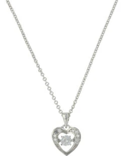Montana Silversmiths Women's Let's Dance A Little Dance Heart Necklace