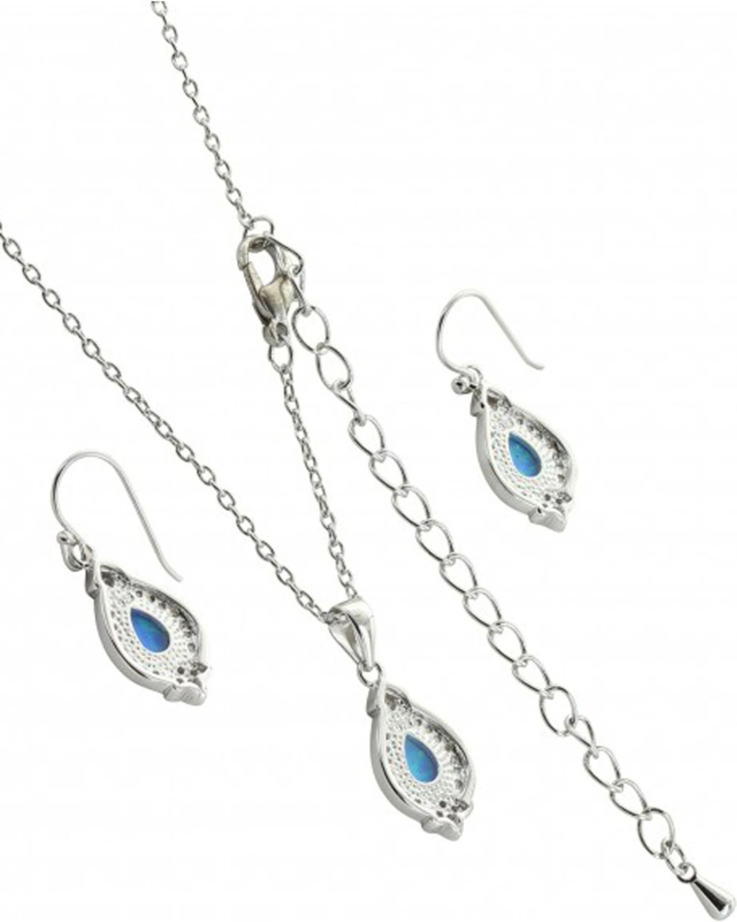 Montana Silversmiths Women's Royal Cluster Drop Jewelry Set - Image 3