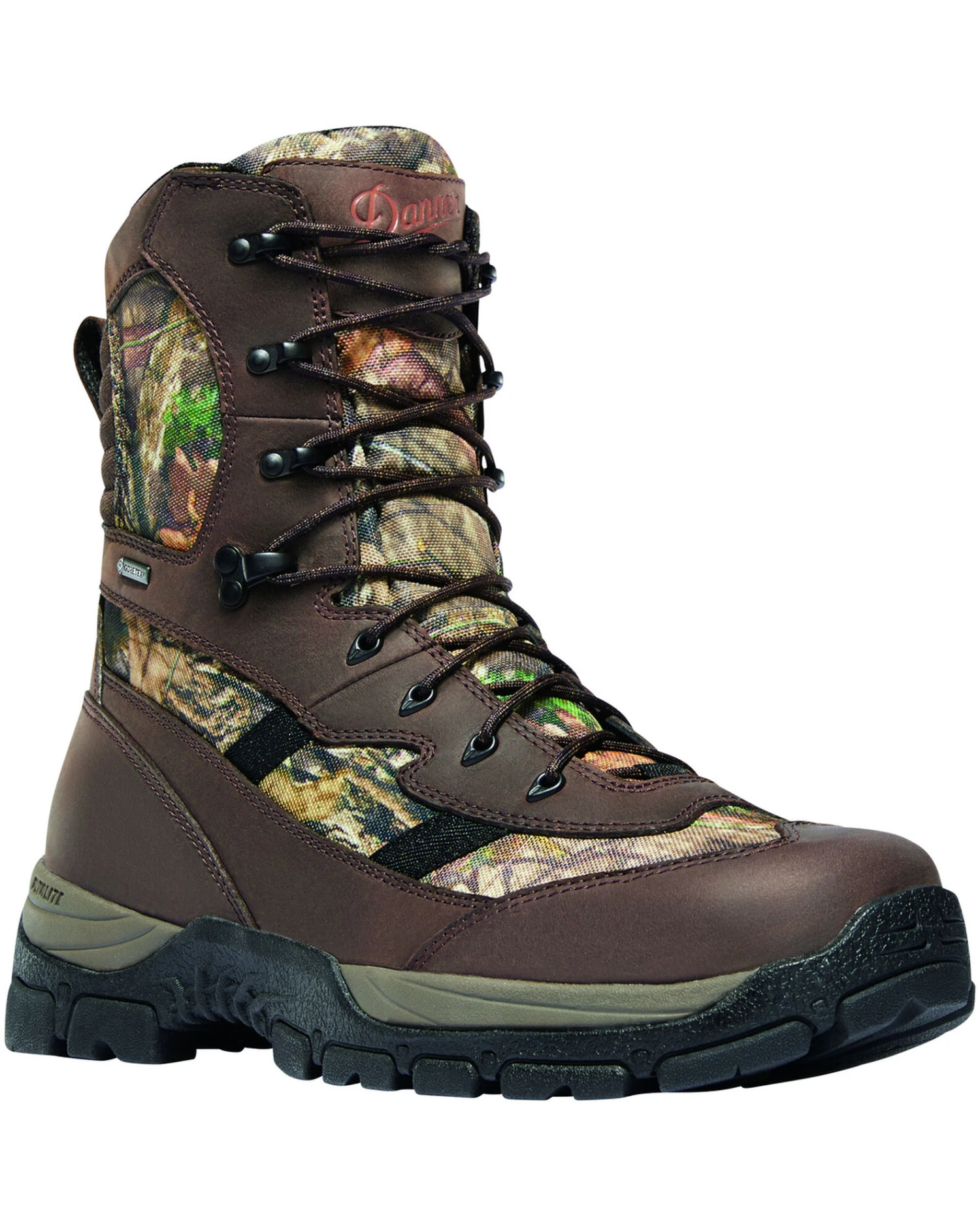 Danner Men's Mossy Oak Alsea 8" Lace-Up Waterproof 1000G Insulated Boots - Round Toe