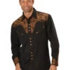Scully Men's Embroidered Gunfighter Shirt - Big