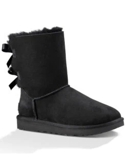 UGG Women's Bailey Bow II Slipper Boots - Round Toe