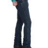 Wrangler Men's Midnight Rinse Premium Performance Cowboy Cut Slim Jeans