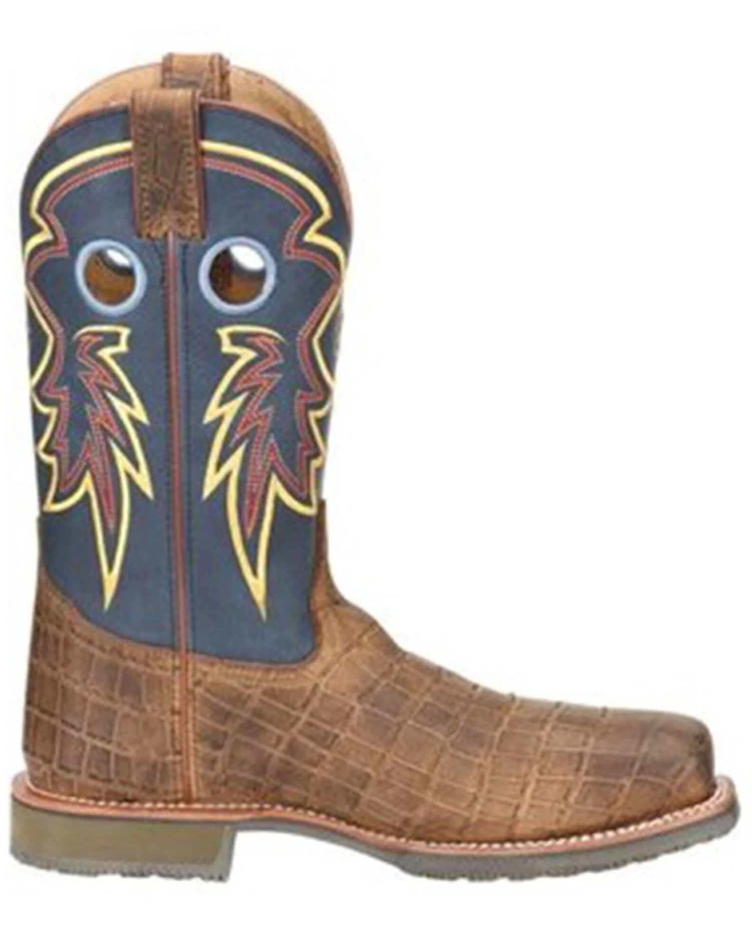 Double H Men's Tyler Western Work Boots - Steel Toe - Image 3