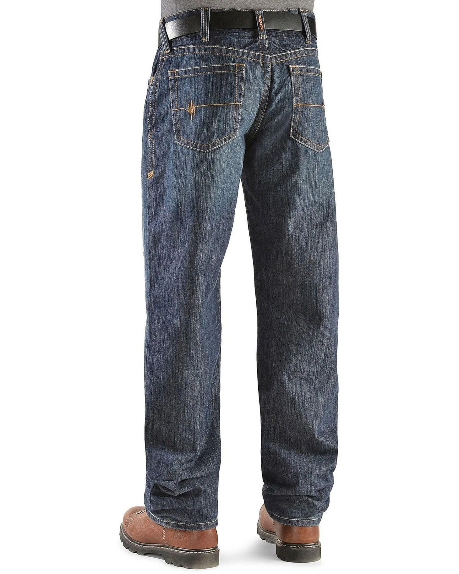Ariat Men's FR Loose Fit Shale Work Jeans - Big - Image 3