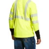 Ariat Men's FR Crew Hi-Vis Long Sleeve Work Pocket T-Shirt - Big & Tall