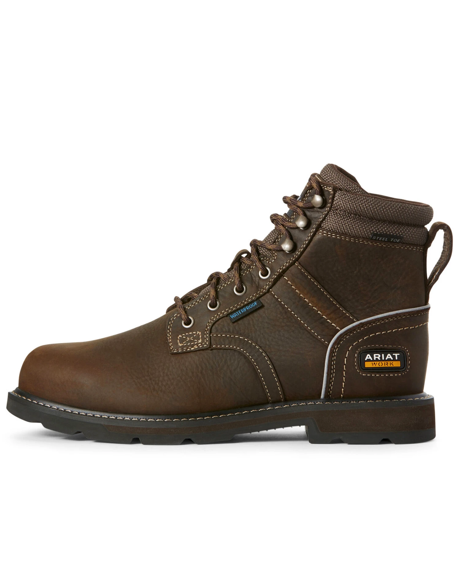 Ariat Men's Groundbreaker Waterproof Work Boots - Steel Toe - Image 5
