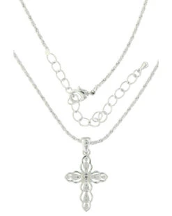 Montana Silversmiths Women's Against The Light Cross Necklace