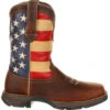 Durango Women's Lady Rebel Patriotic Flag Work Boots - Steel Toe