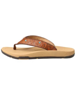 Twisted X Women's Tooled Studded Sandals