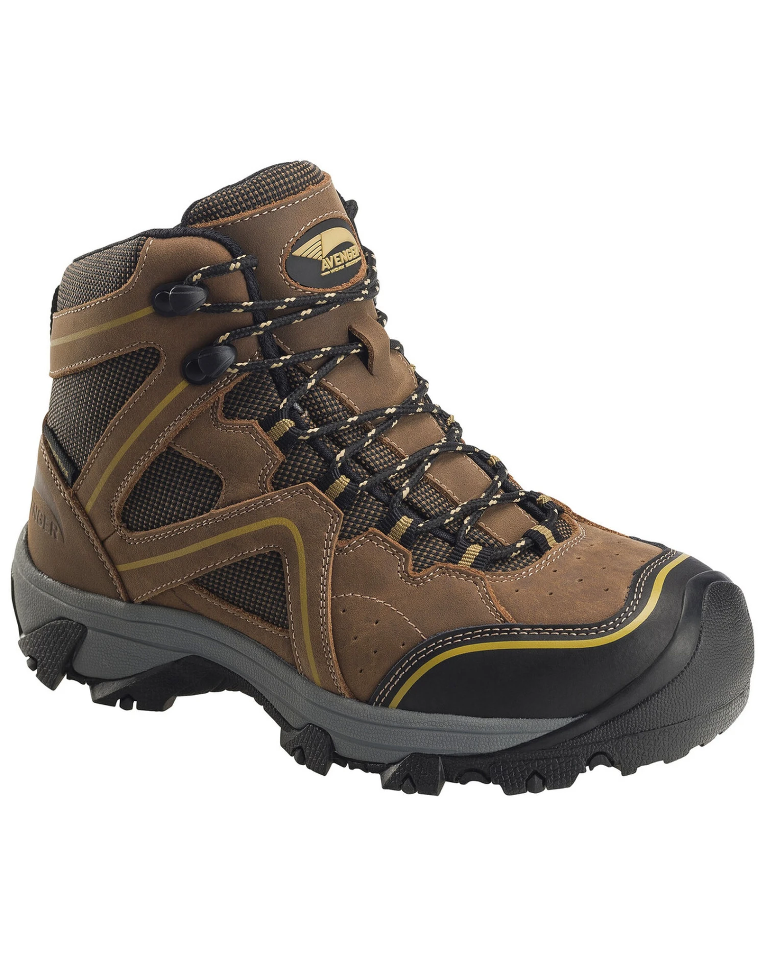 Avenger Women's Crosscut Waterproof Work Boots - Steel Toe - Image 2