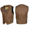 STS Ranchwear Men's Antique Brown Leather Chisum Vest - Big