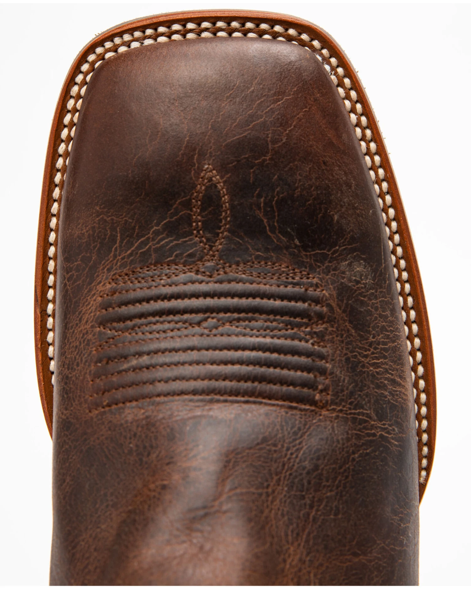 RANK 45 Men's Suntan Zulu Western Performance Boots - Broad Square Toe - Image 3