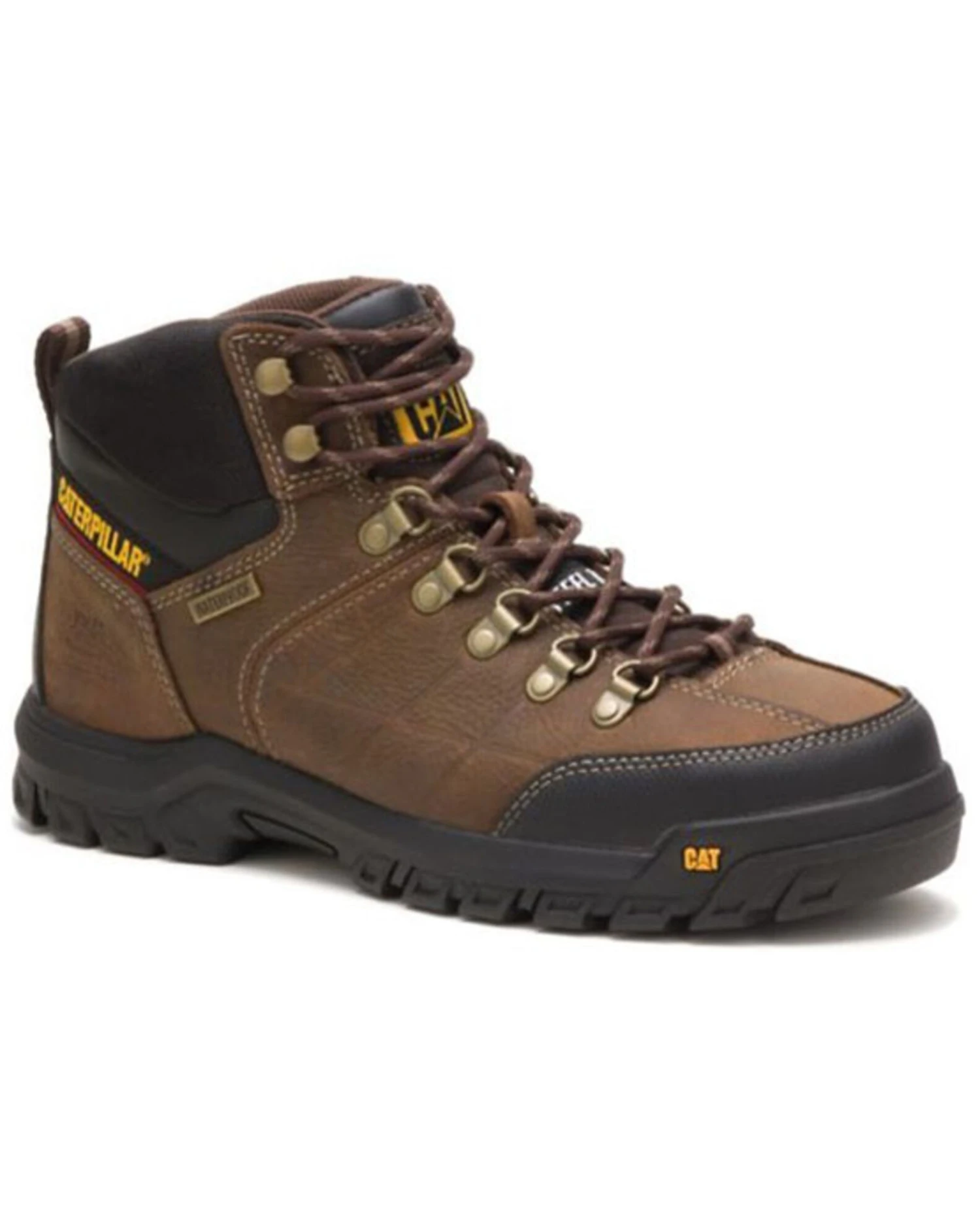 Caterpillar Men's Threshold Waterproof Work Boots - Steel Toe - Image 3