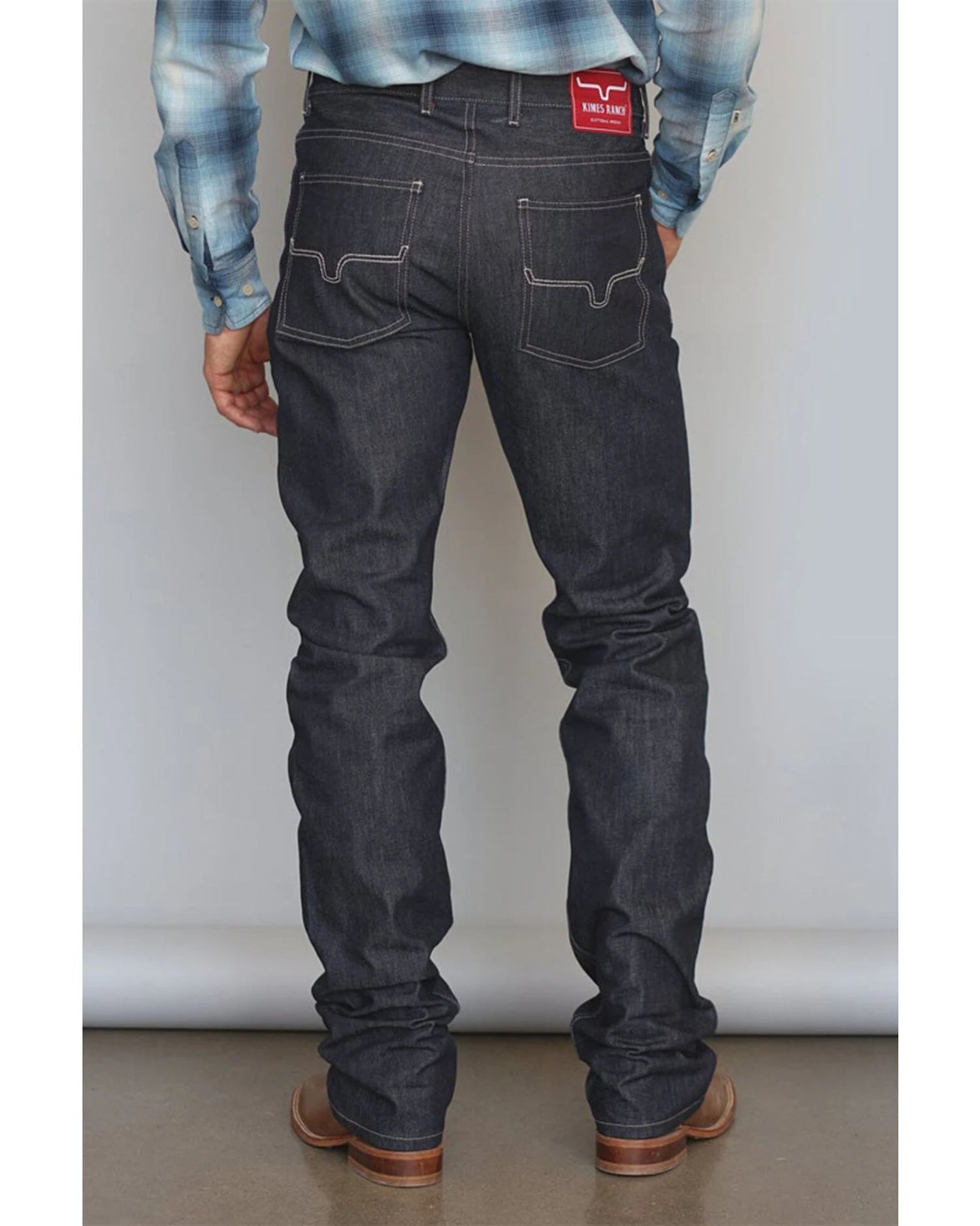 Kimes Ranch Men's Raw James Low Straight Bootcut Jeans - Image 3
