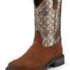 Tony Lama Men's Diboll Diamond Plate Western Work Boots - Composite Toe