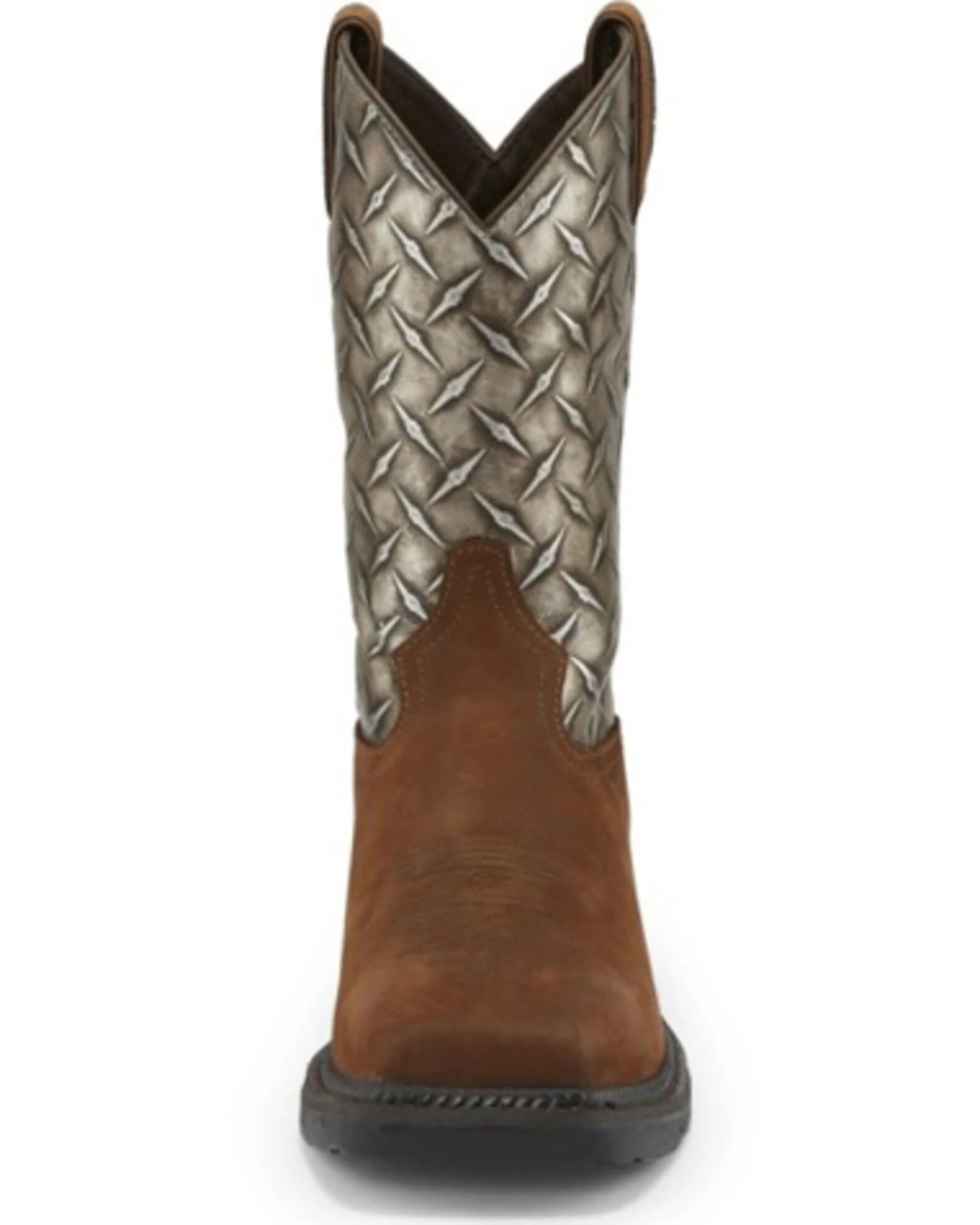 Tony Lama Men's Diboll Diamond Plate Western Work Boots - Composite Toe - Image 3