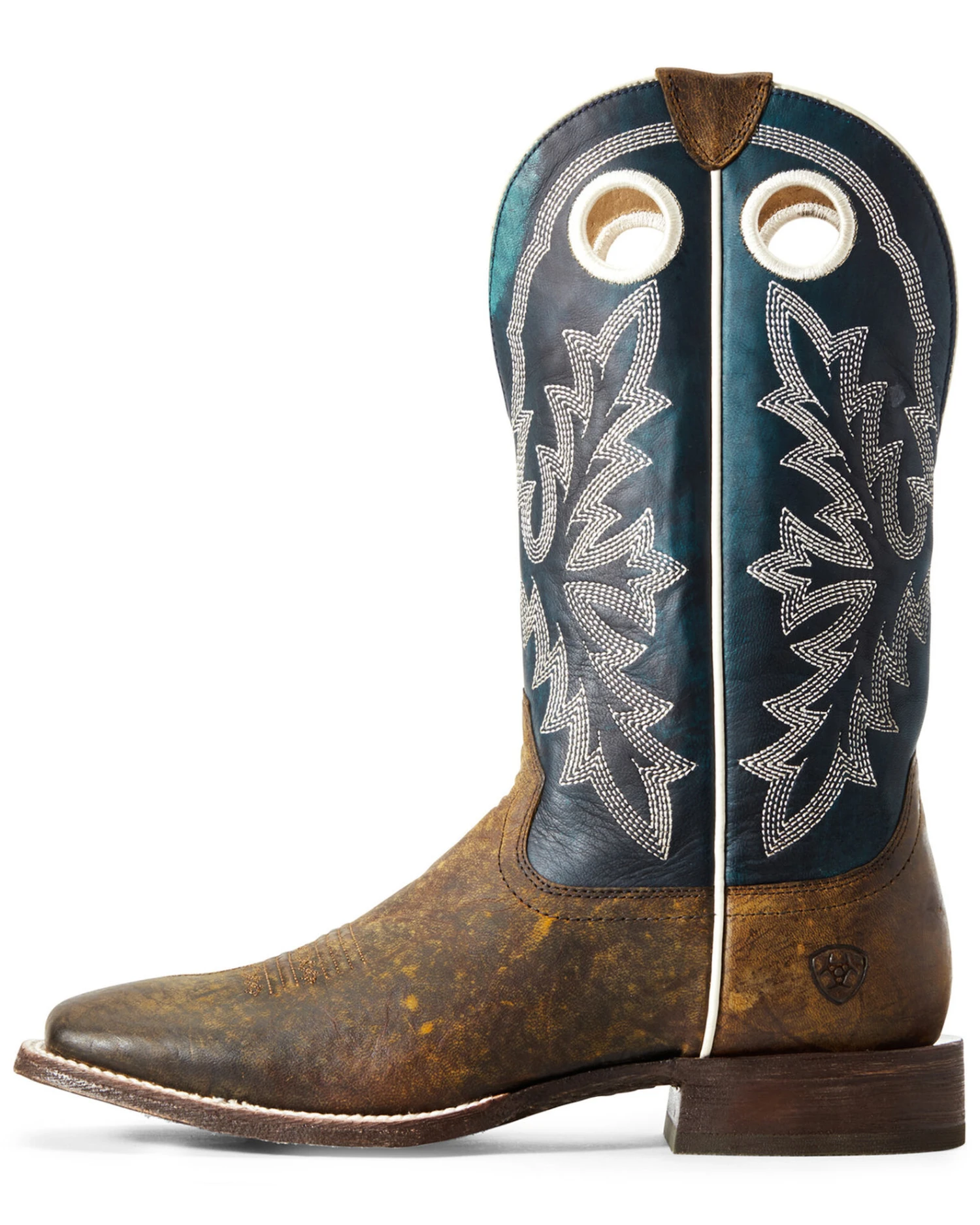Ariat Men's Circuit Woodsmoke Western Boots - Broad Square Toe - Image 5