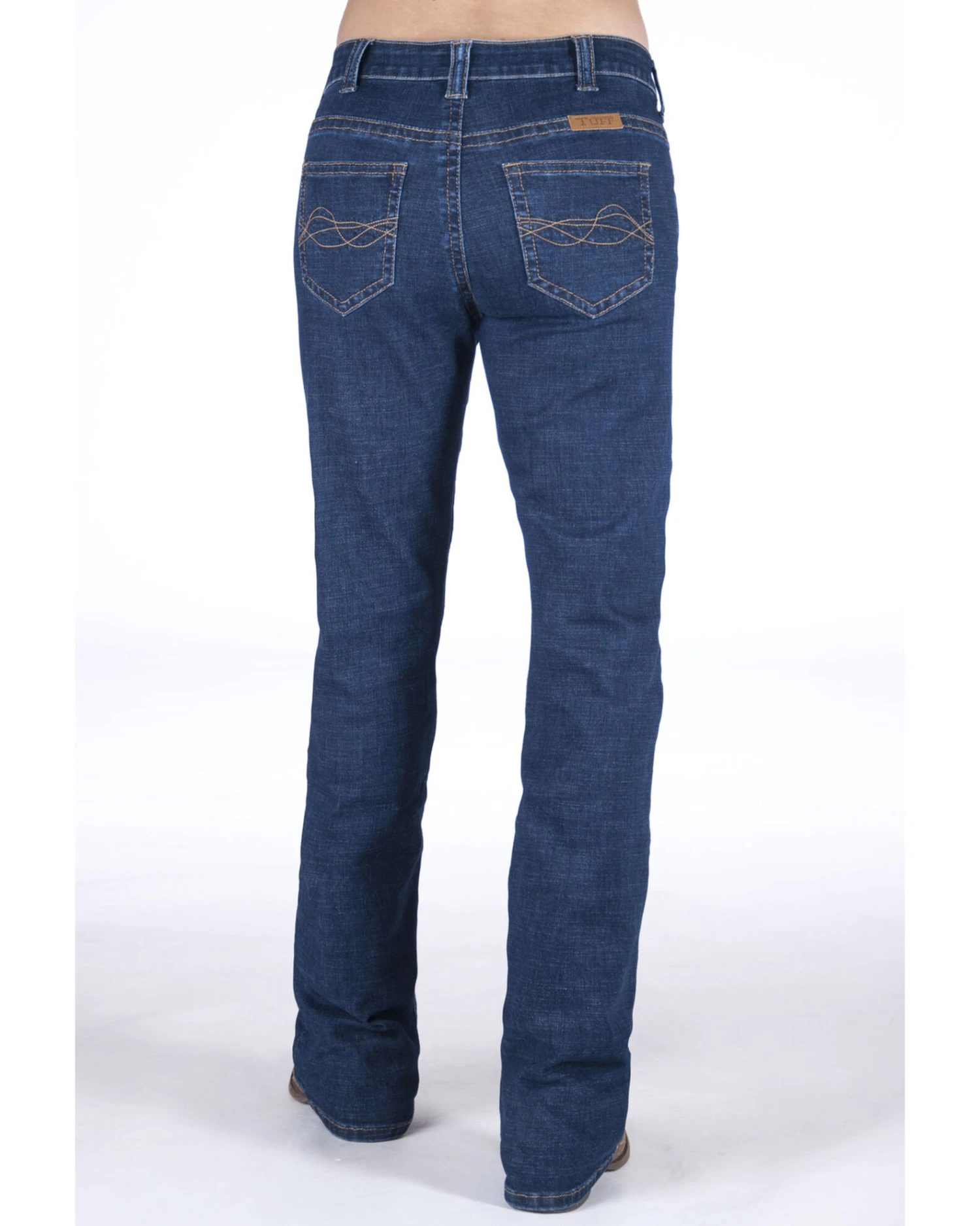 Cowgirl Tuff Women's Delux Medium Wash Bootcut Jeans - Image 3