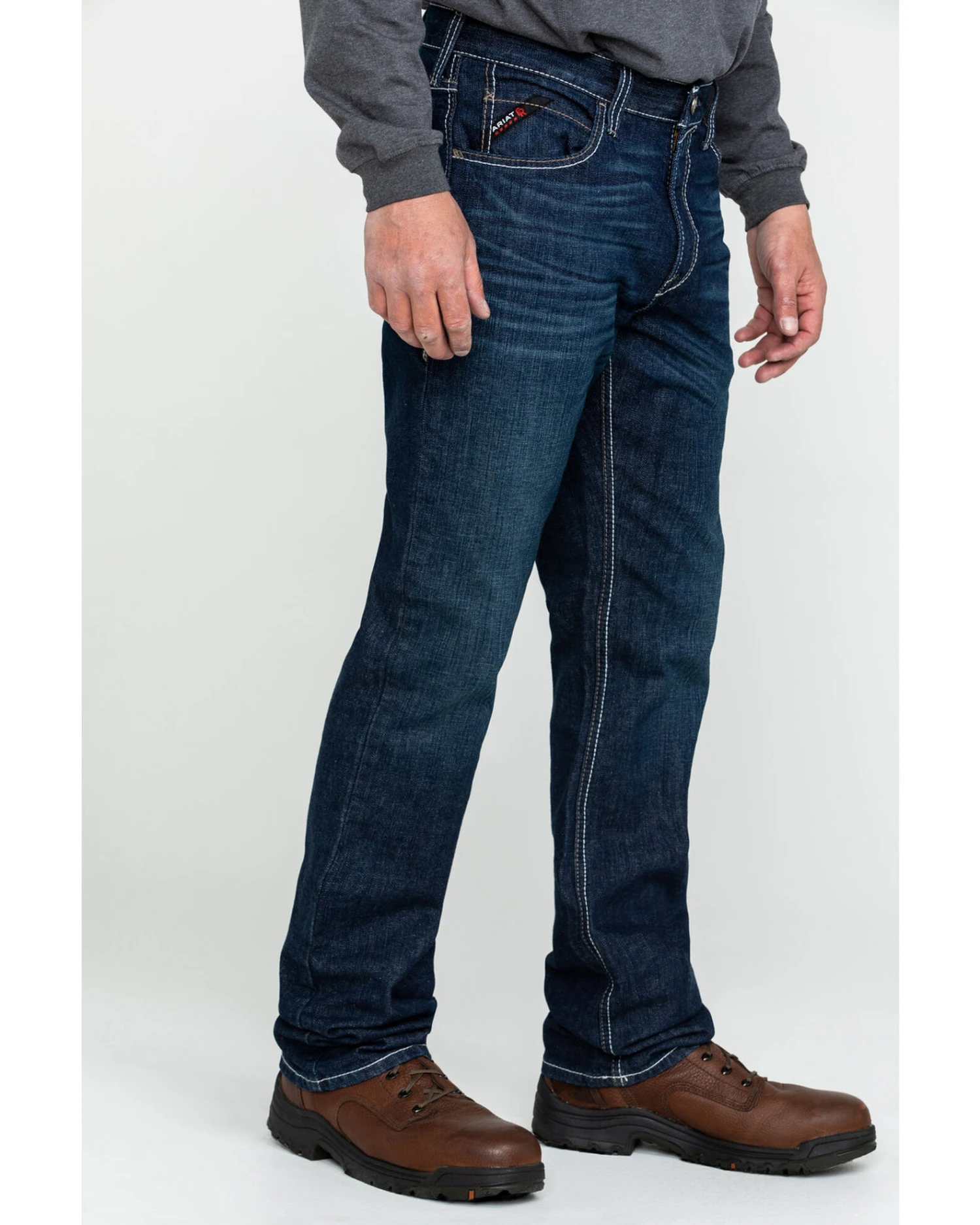 Ariat Men's FR M4 Durastretch Lineup Straight Work Jeans