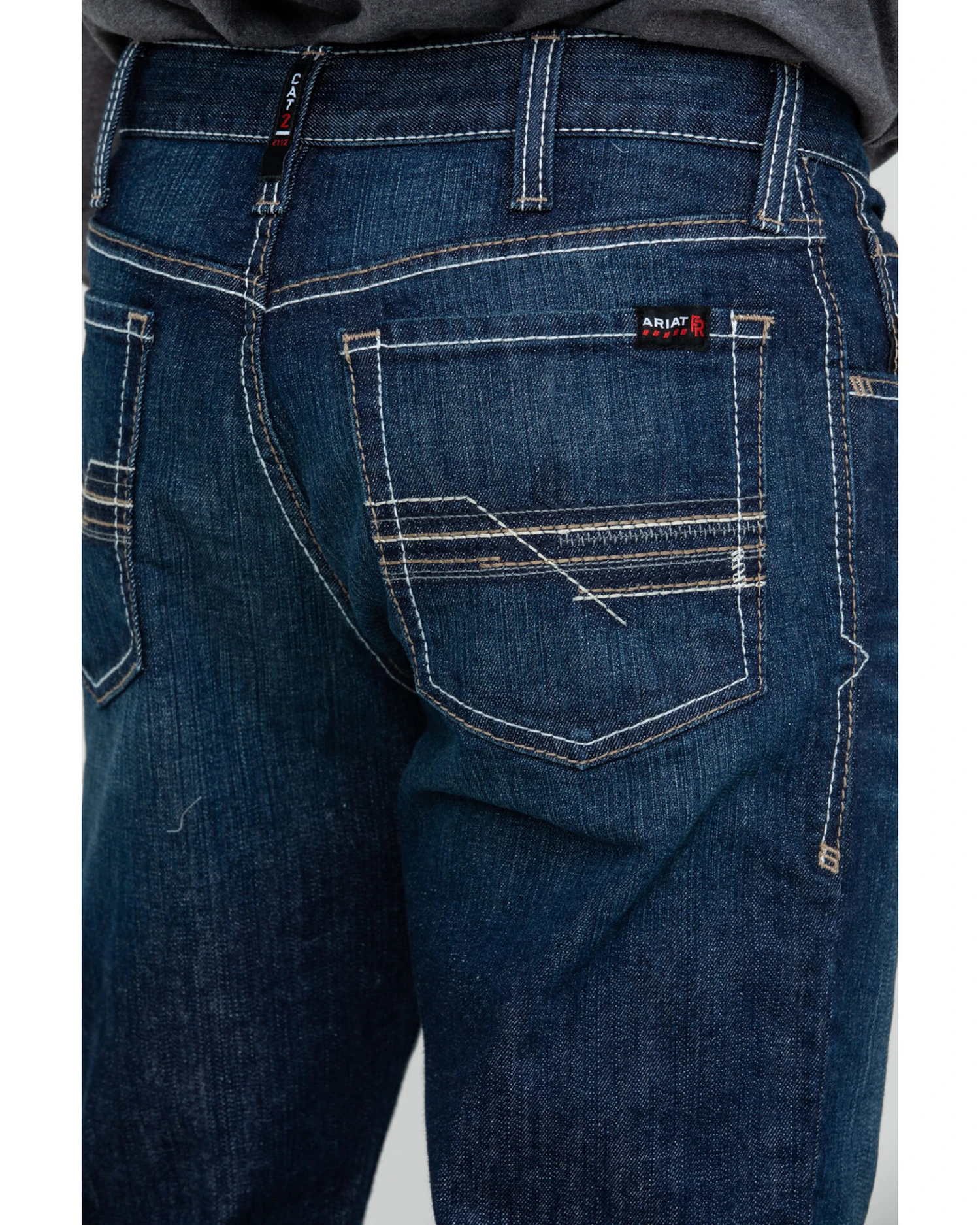 Ariat Men's FR M4 Durastretch Lineup Straight Work Jeans - Image 5