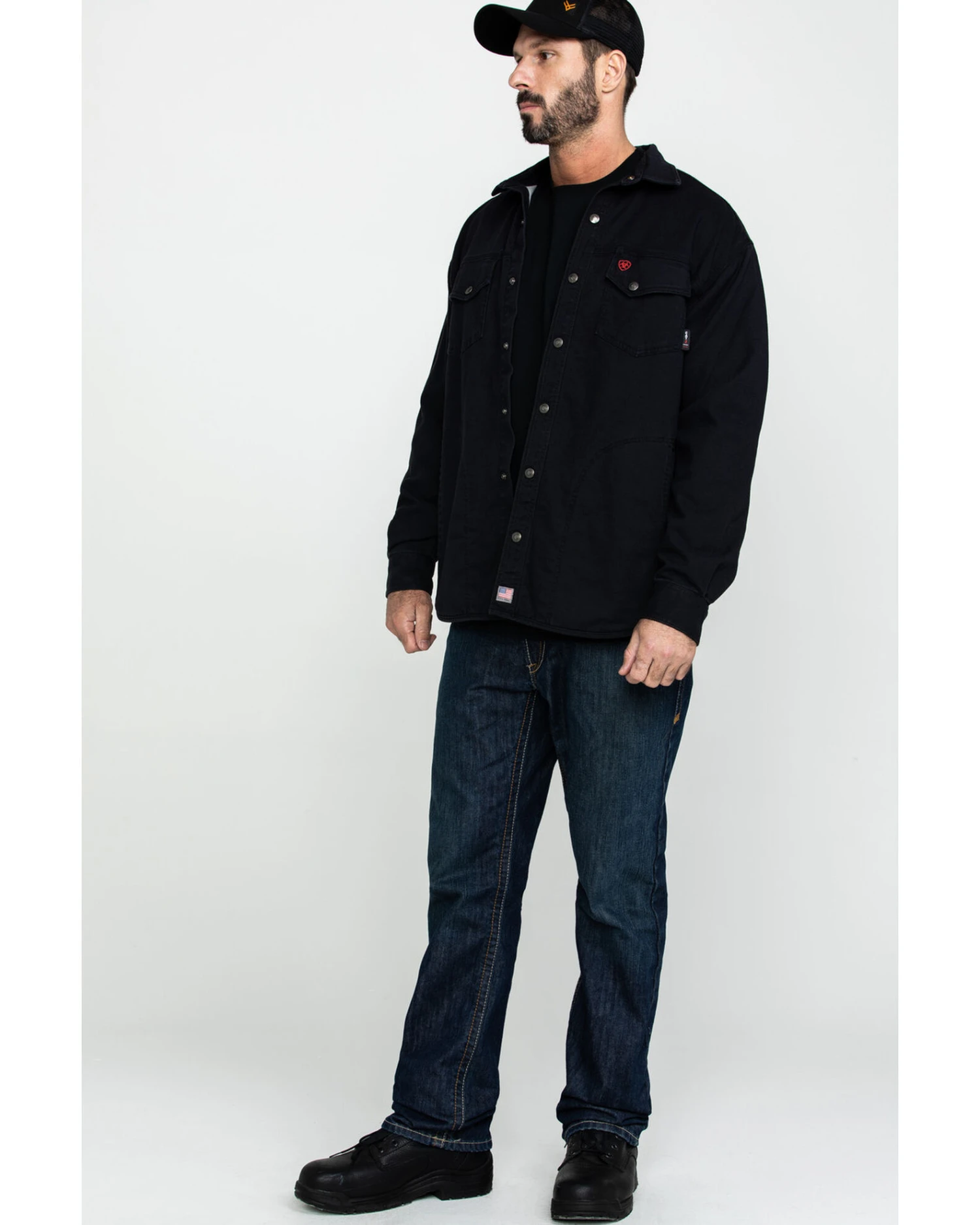 Ariat Men's FR Rig Work Shirt Jacket - Image 2