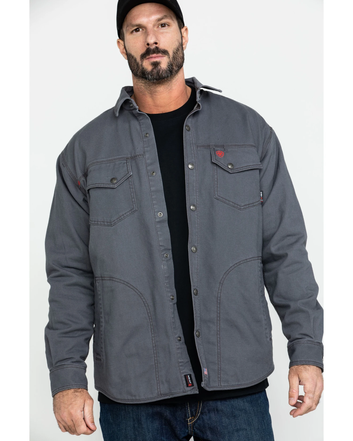 Ariat Men's FR Rig Shirt Work Jacket - Image 5