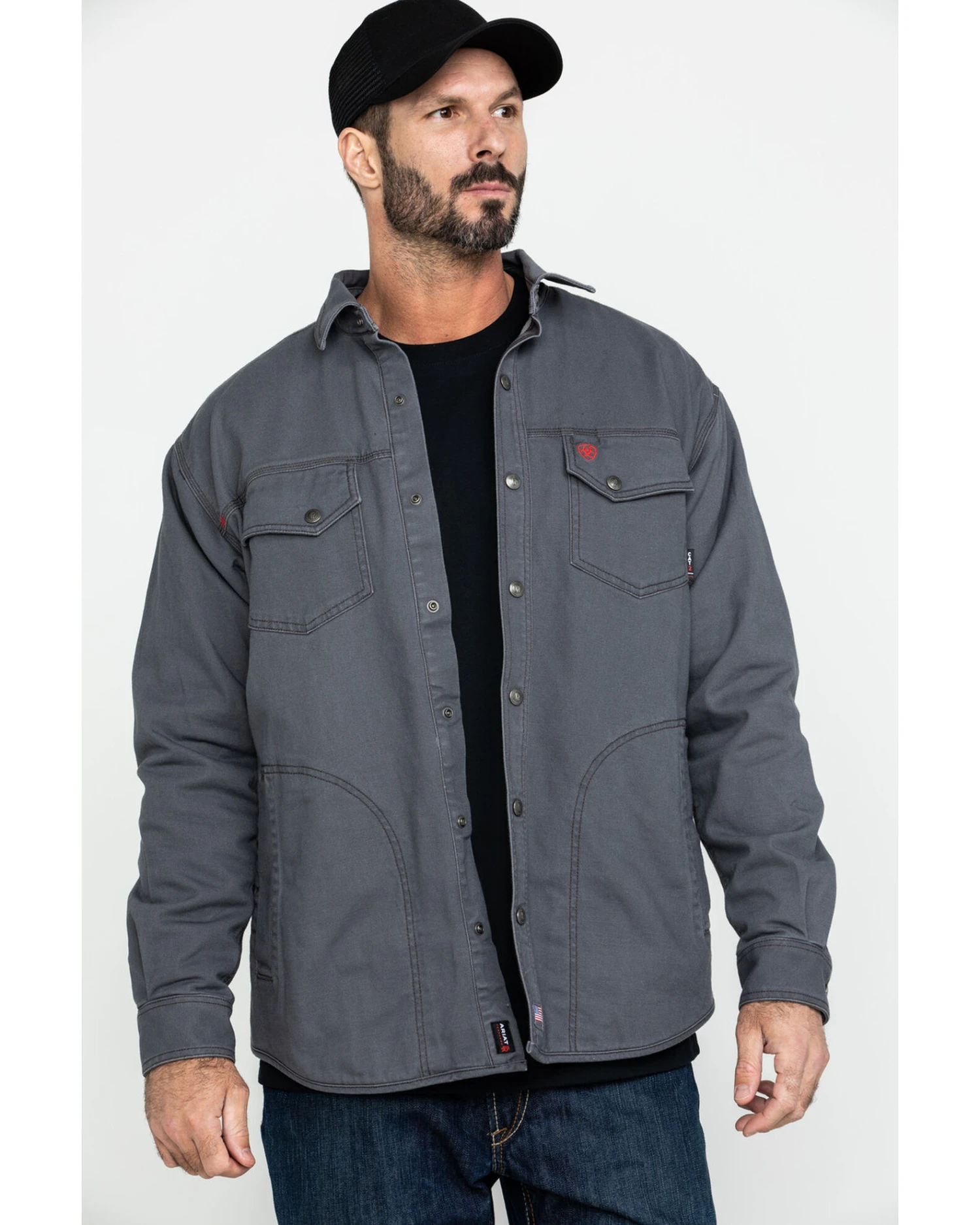Ariat Men's FR Rig Shirt Work Jacket - Image 4