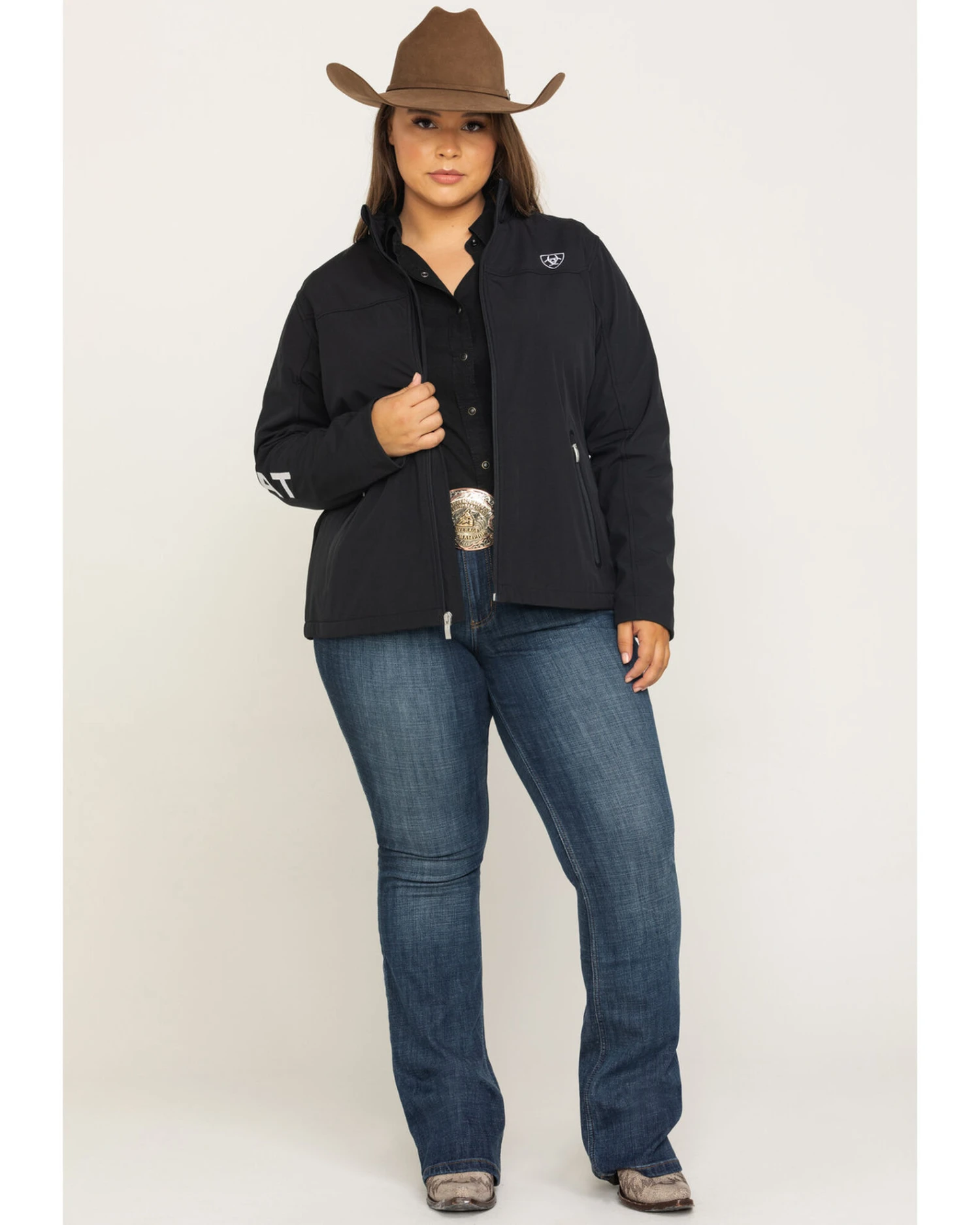 Ariat Women's Softshell Team Jacket - Plus - Image 3