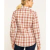 Ariat Women's FR Victoria Plaid Print Long Sleeve Work Shirt