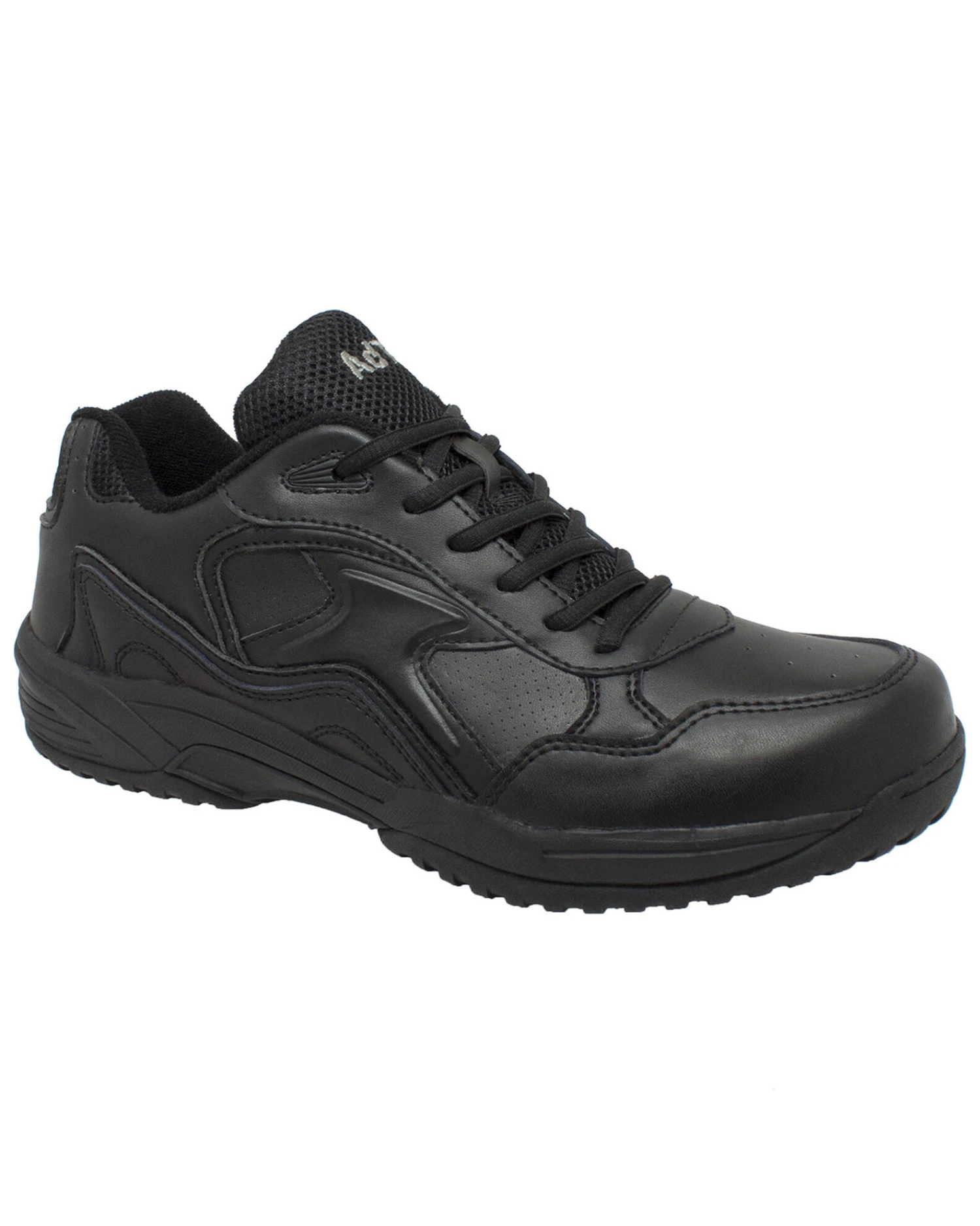 Ad Tec Men's Athletic Black Uniform Work Shoes - Composite Toe - Image 5