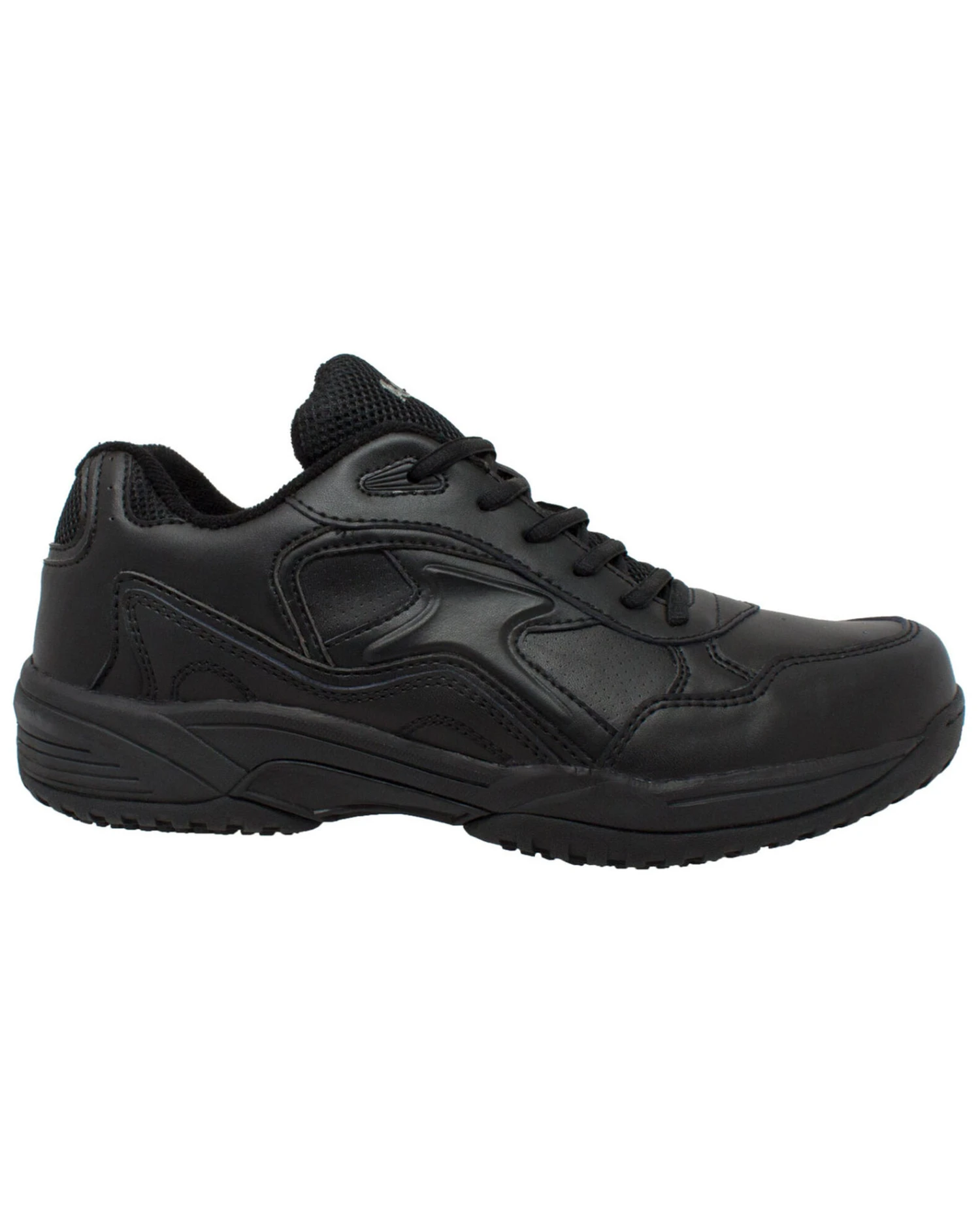 Ad Tec Men's Athletic Black Uniform Work Shoes - Composite Toe - Image 2