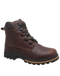 Ad Tec Men's Brown Oiled Work Boots - Soft Toe