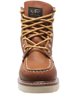 Ad Tec Men's Brown Lace-Up Work Boots - Soft Toe