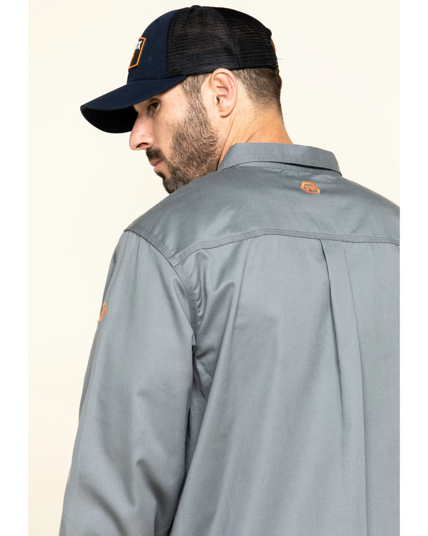 Hawx Men's FR Long Sleeve Work Shirt - Big - Image 3