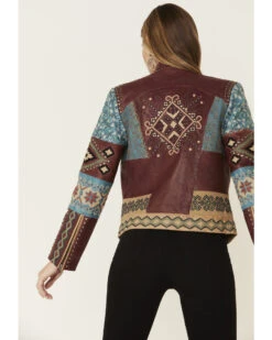 Double D Ranch Women's Dark Roughneck Red Blowout Jacket