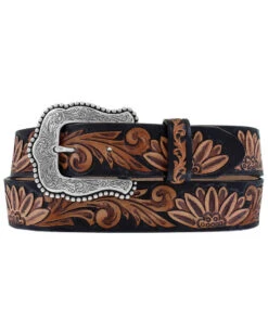 Tony Lama Women's Delheart Daisy Western Belt