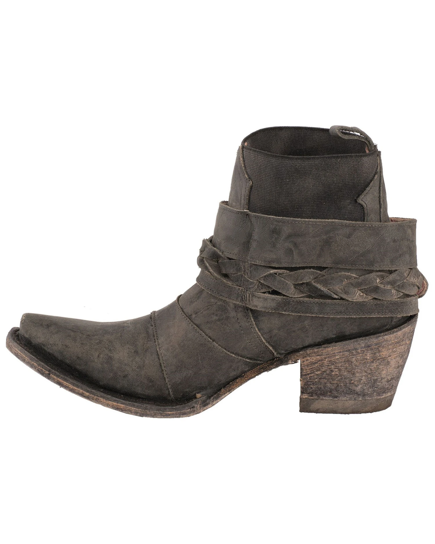 Junk Gypsy By Lane Women's HWY 237 Distressed Booties - Snip Toe - Image 5