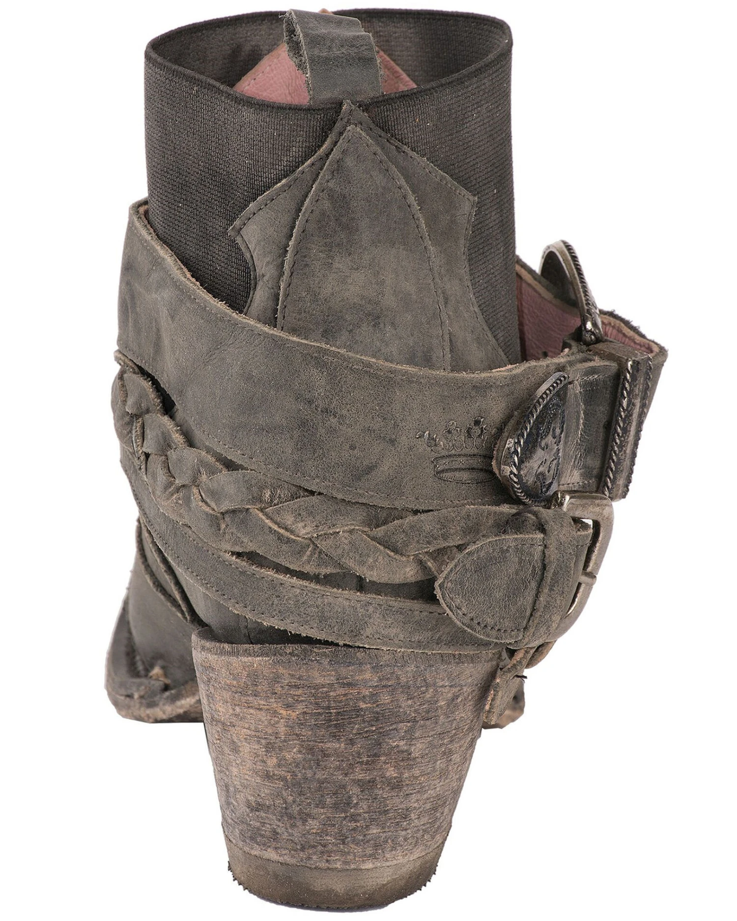 Junk Gypsy By Lane Women's HWY 237 Distressed Booties - Snip Toe - Image 7