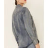 STS Ranchwear Women's Claira Denim Long Sleeve Pearl Snap Western Shirt