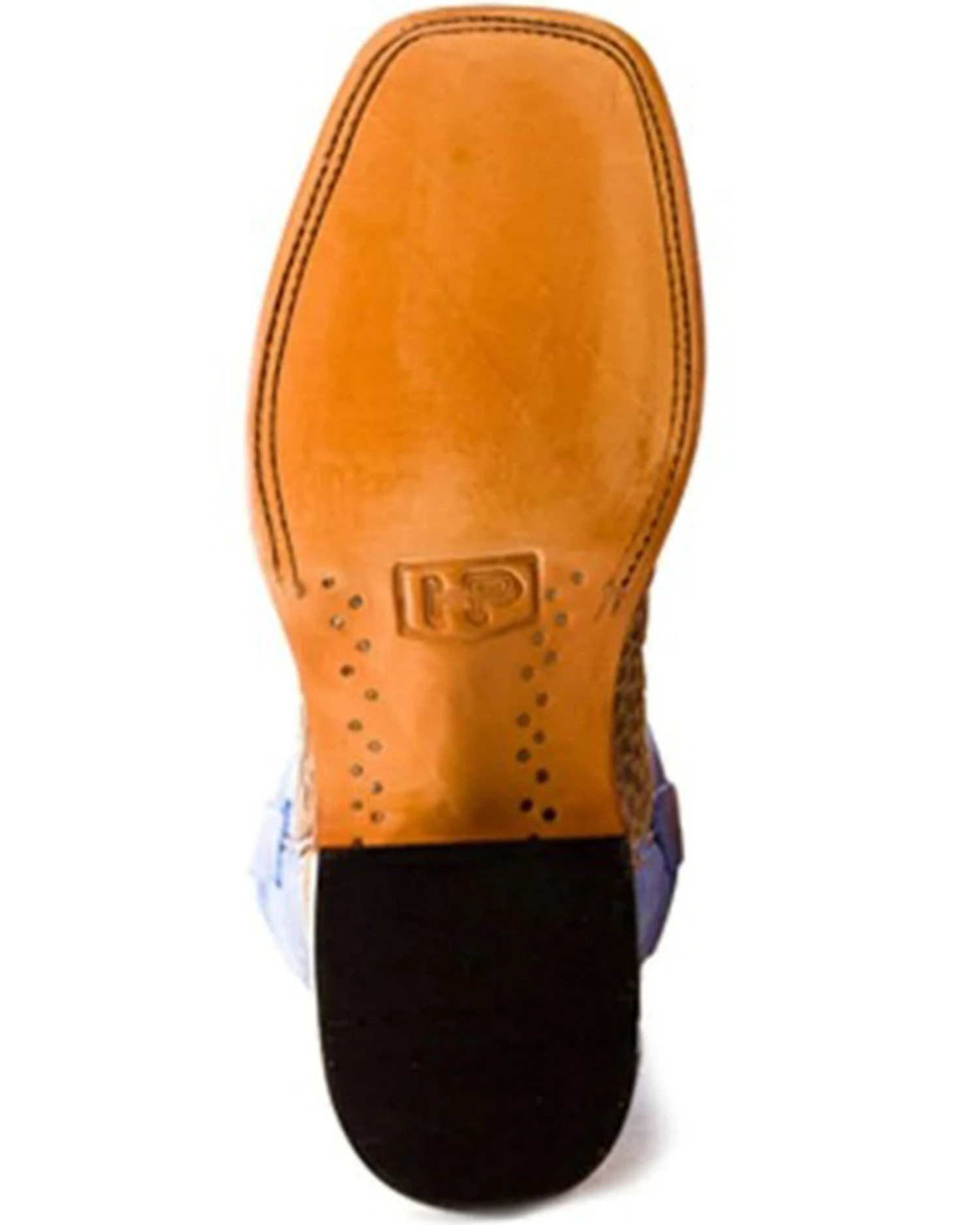 Horse Power Men's Toasted Caiman Print Western Boots - Square Toe - Image 4