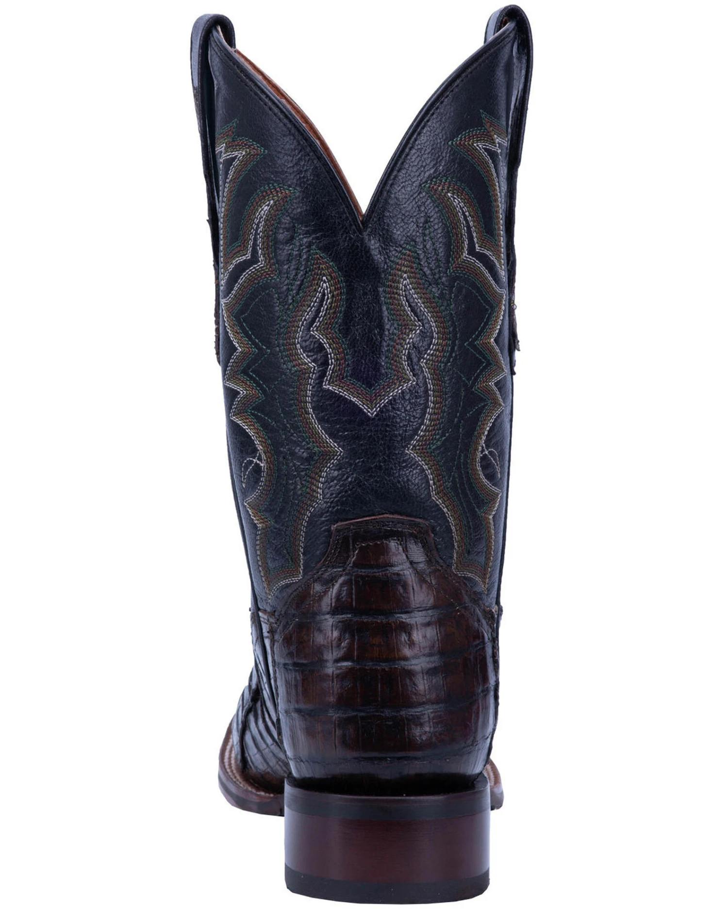 Dan Post Men's Kingsly Caiman Leather Western Boots - Broad Square Toe - Image 6