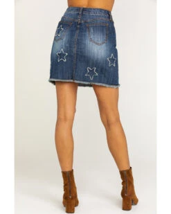 Stetson Women's Star Denim Skirt