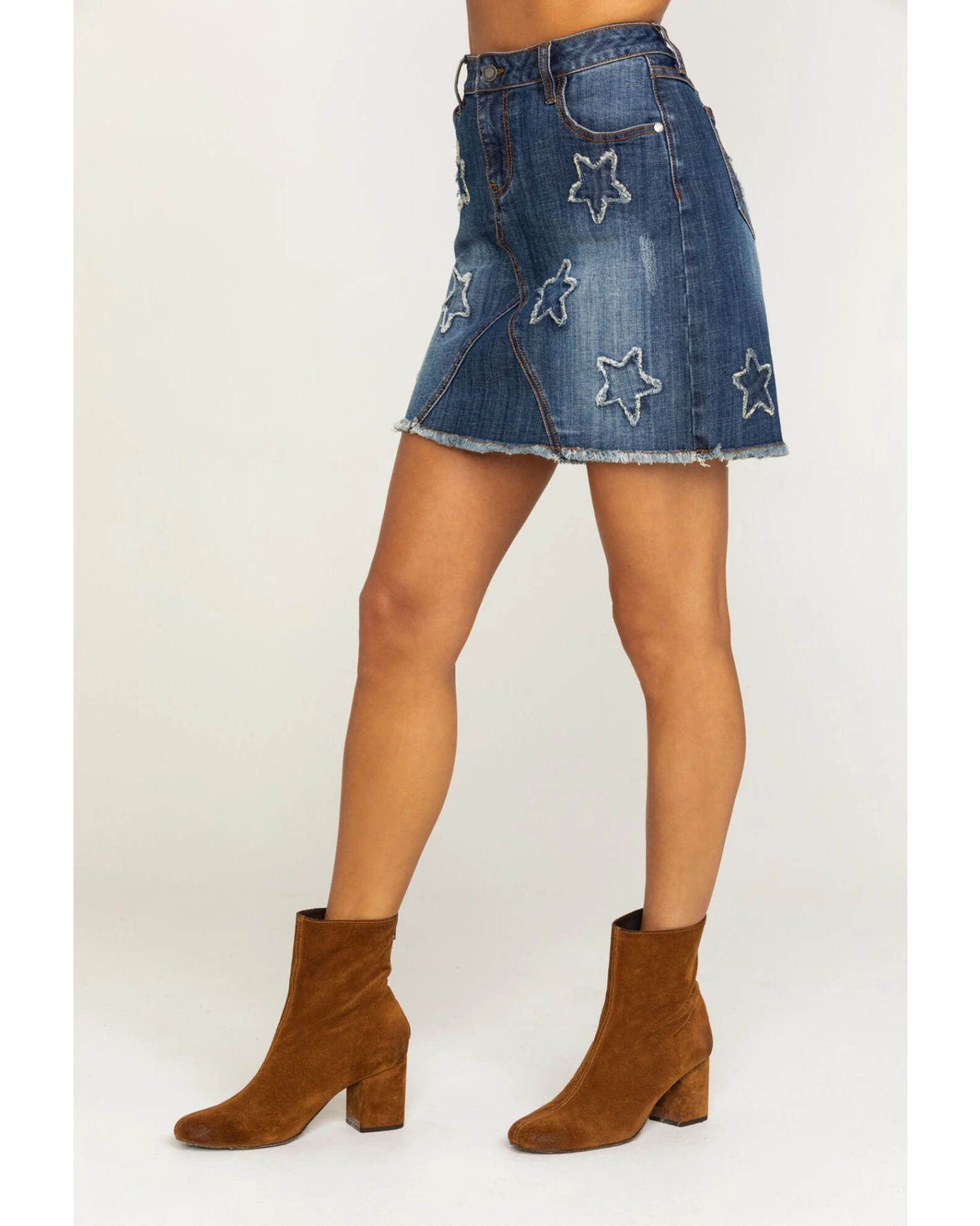 Stetson Women's Star Denim Skirt - Image 2