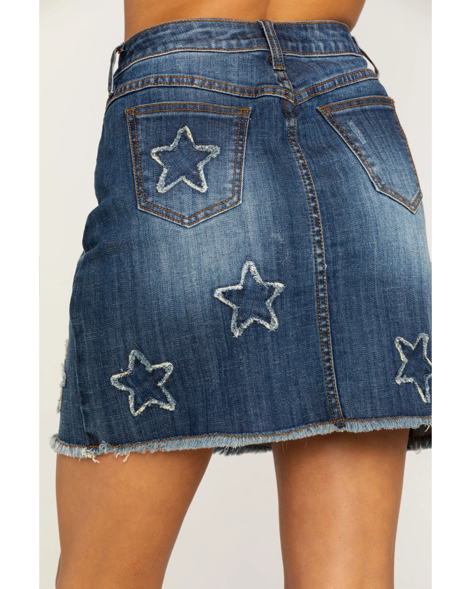 Stetson Women's Star Denim Skirt - Image 6