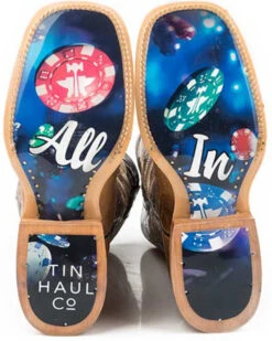 Tin Haul Men's High Roller Western Boots - Broad Square Toe