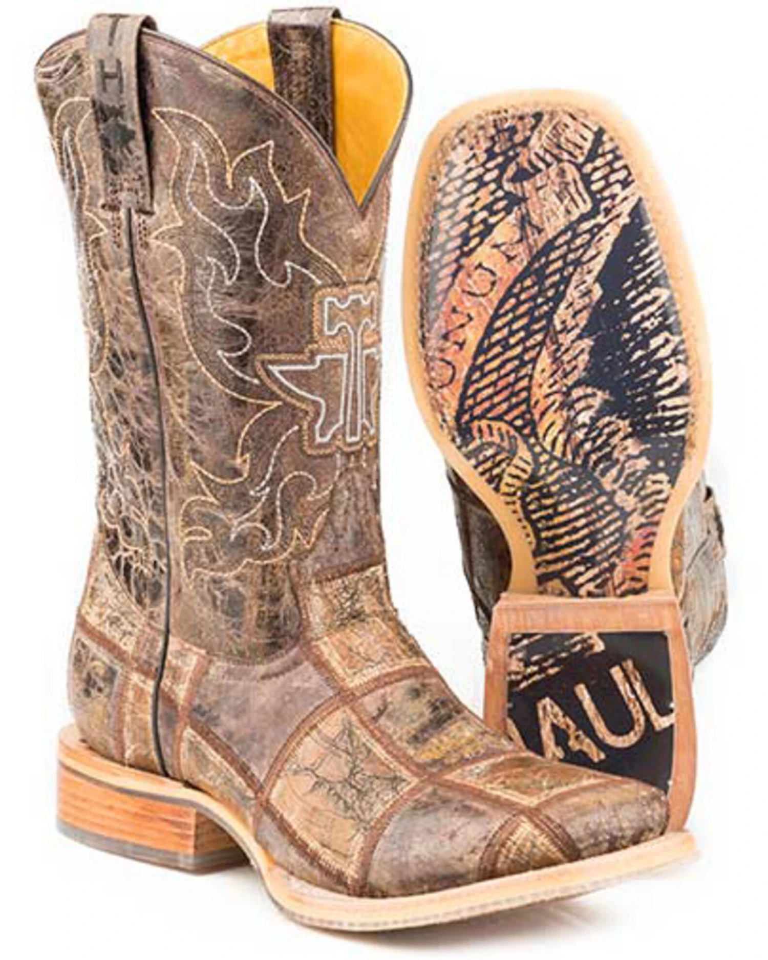 Tin Haul Men's Money Maker Western Boots - Broad Square Toe - Image 2