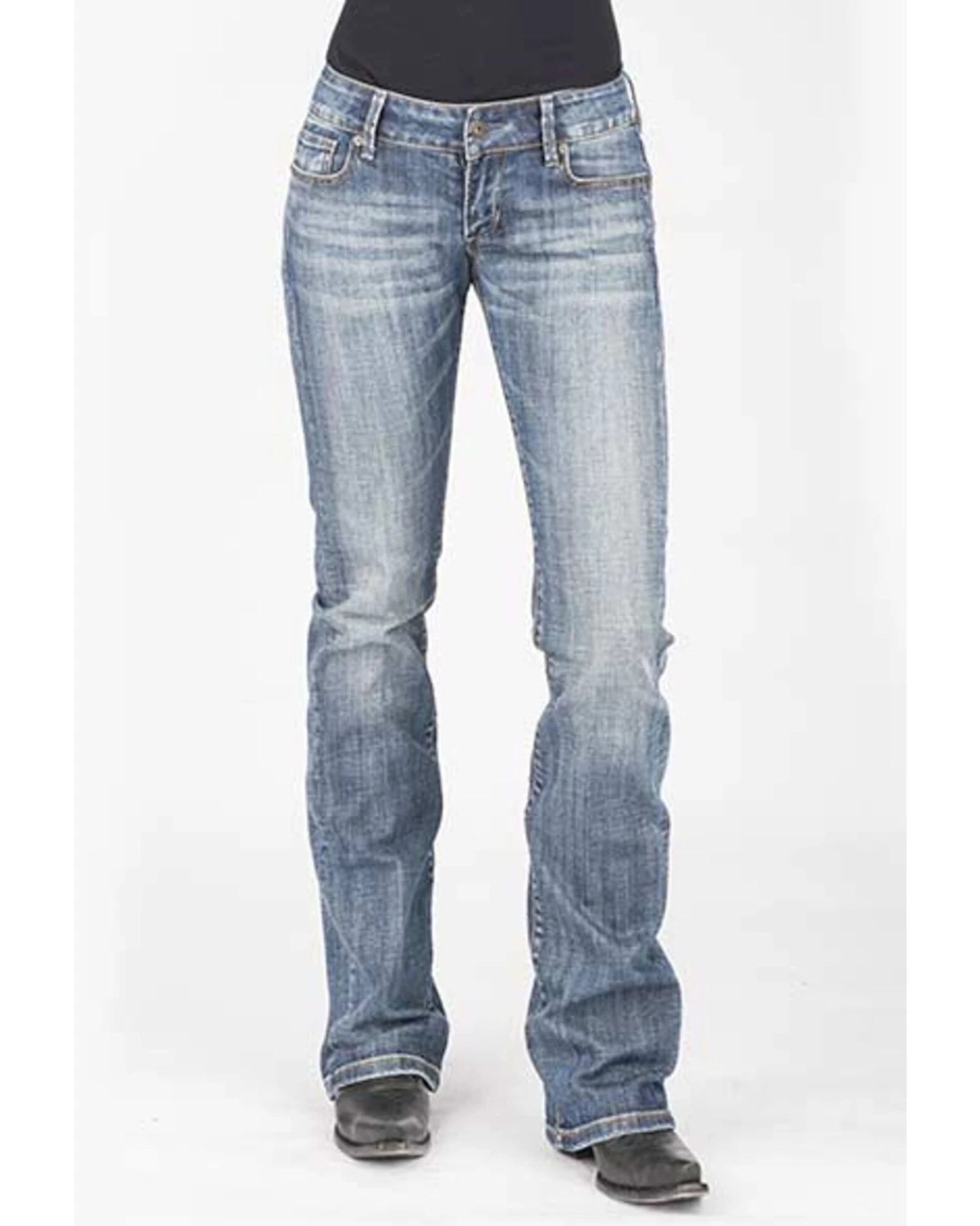 Stetson Women's 818 Contemporary Medium Bootcut Jeans - Image 3