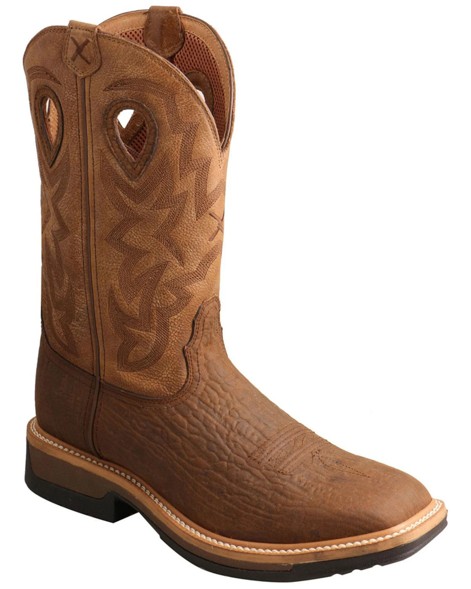 Twisted X Men's Lite Cowboy Western Work Boots - Broad Square Toe - Image 5