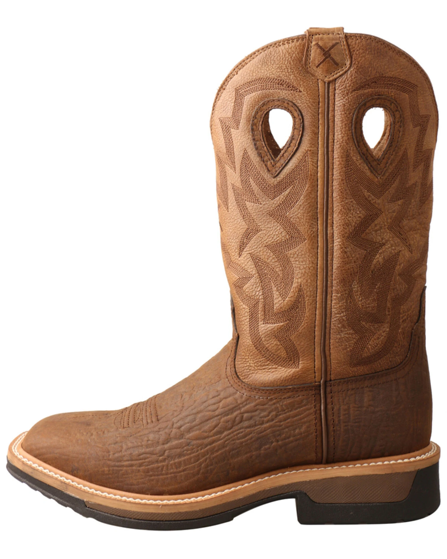 Twisted X Men's Lite Cowboy Western Work Boots - Broad Square Toe - Image 4