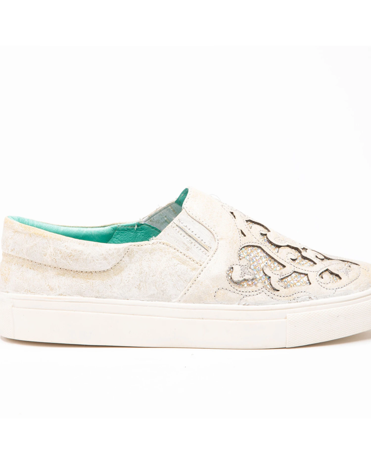 Corral Women's Embroidered Glitter Inlay Sneakers